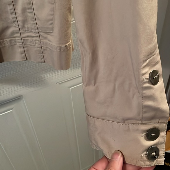 Chicos Beige Jacket - Size 0 - Picture 4 of 6